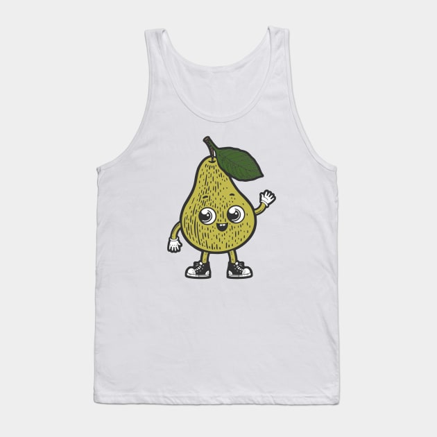 Pear Boy Tank Top by FahlDesigns